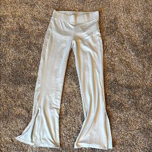 Gilly Hicks Cream and Blue Joggers Soft Stretch Sweatpants
